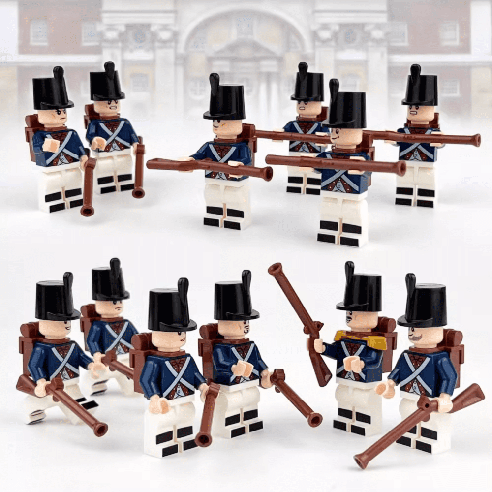Napoleonic Wars French Musketeer Style 1 Minifigure Set - Image 2
