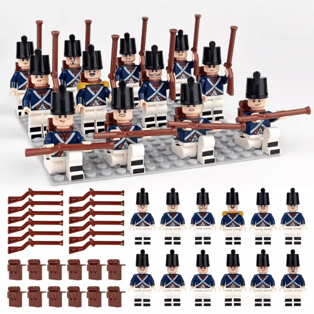 Napoleonic Wars French Musketeer Style 1 Minifigure Set - Image 3