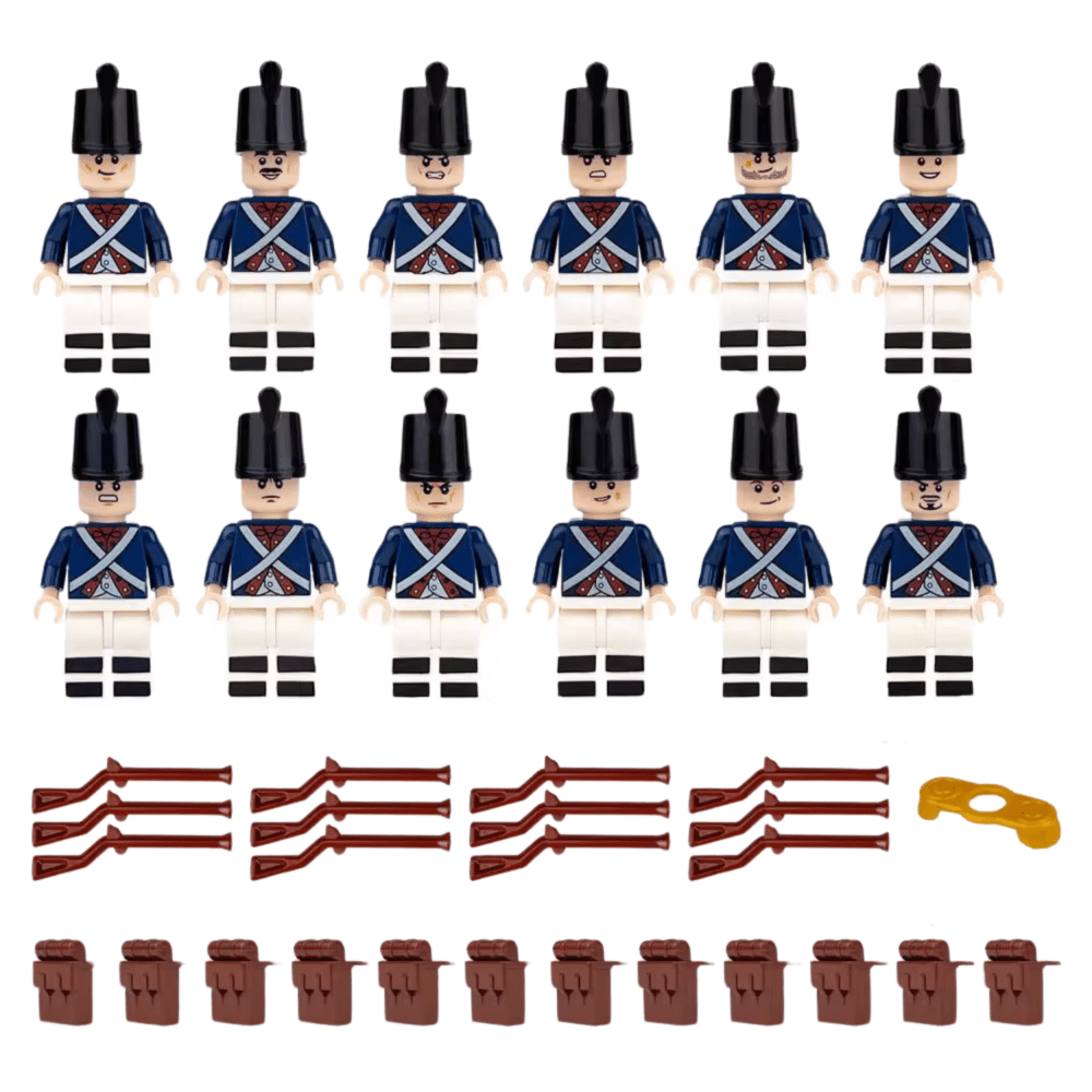 Napoleonic Wars French Musketeer Style 1 Minifigure Set - Image 4
