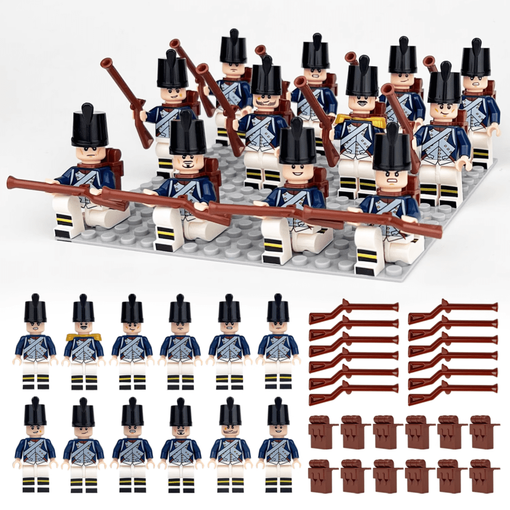 Napoleonic Wars French Musketeer Style 2 Minifigure Set - Image 2