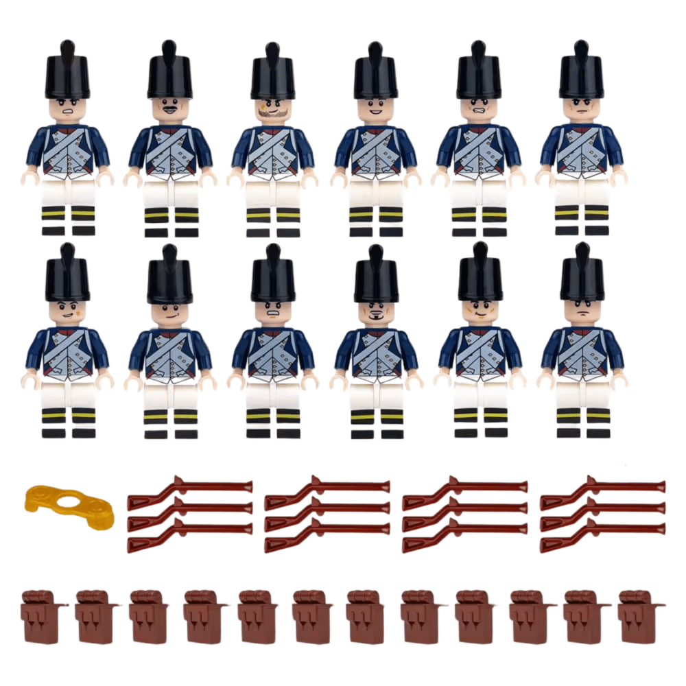 Napoleonic Wars French Musketeer Style 2 Minifigure Set - Image 3