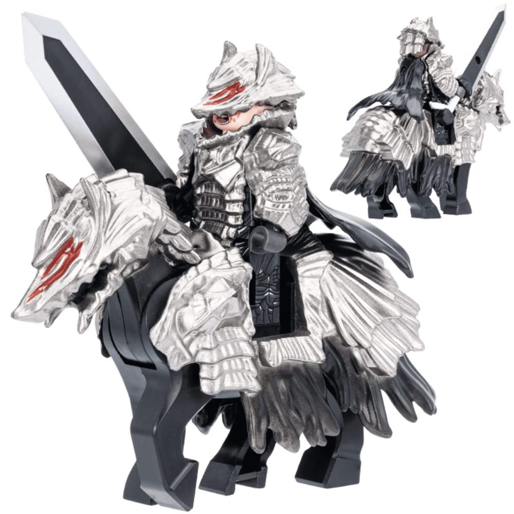 Berserk Anime - Guts & Pegasus Minifigure Set