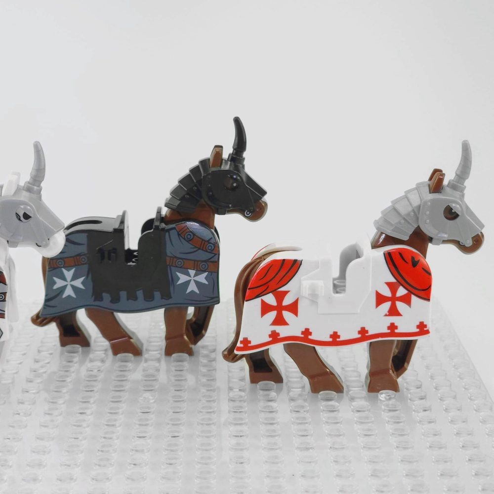 Crusades Horses and Mounts Minifigures for Teutonic Knights, Knights Templar, Hospitalers and Holy Sepulcher - Image 5