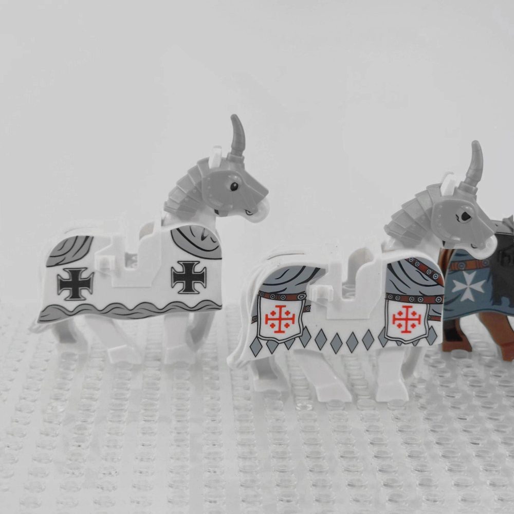 Crusades Horses and Mounts Minifigures for Teutonic Knights, Knights Templar, Hospitalers and Holy Sepulcher - Image 4