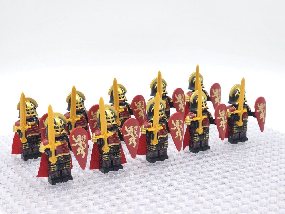 Game of Thrones House Lannister The Golden Knights Minifigure Set - Image 2