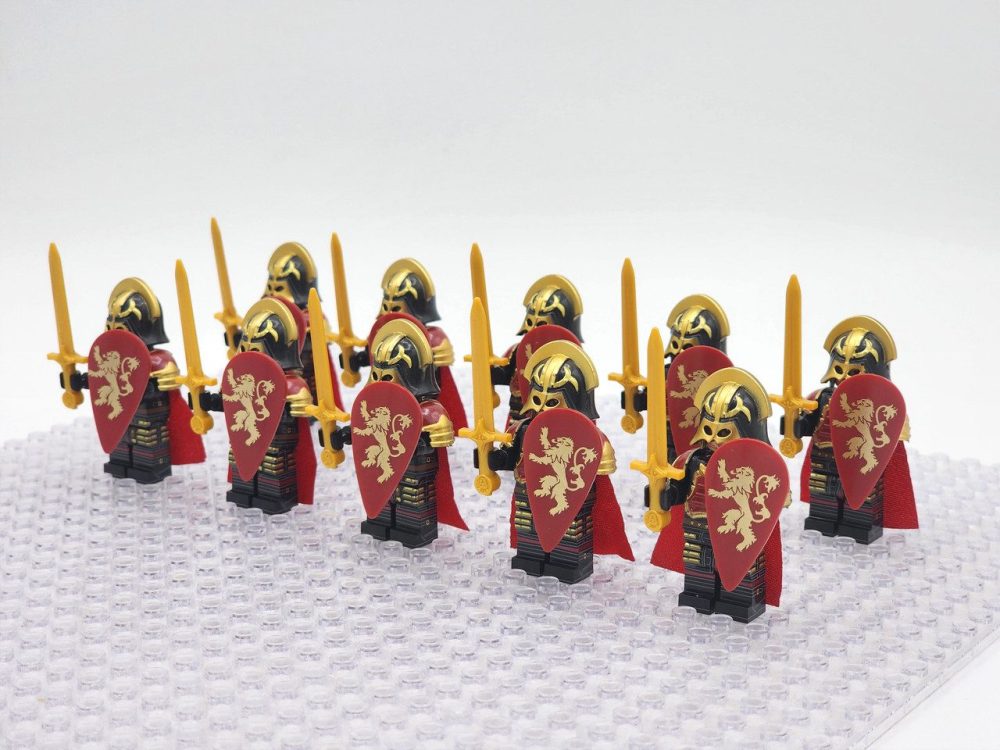 Game of Thrones House Lannister The Golden Knights Minifigure Set - Image 3