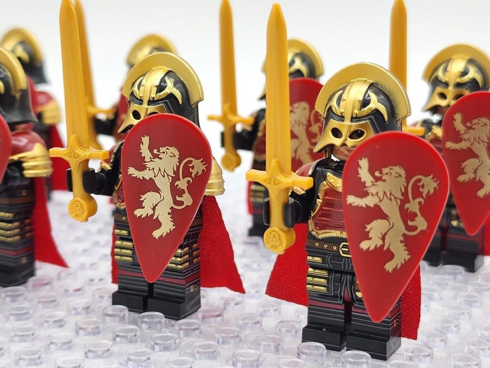 Game of Thrones House Lannister The Golden Knights Minifigure Set - Image 6