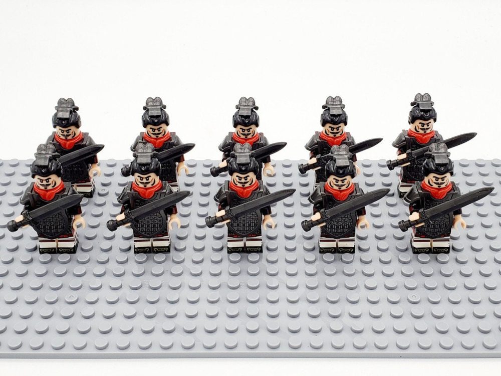 Qin Empire Swordsmen Soldiers Minifigures Set of 10pcs