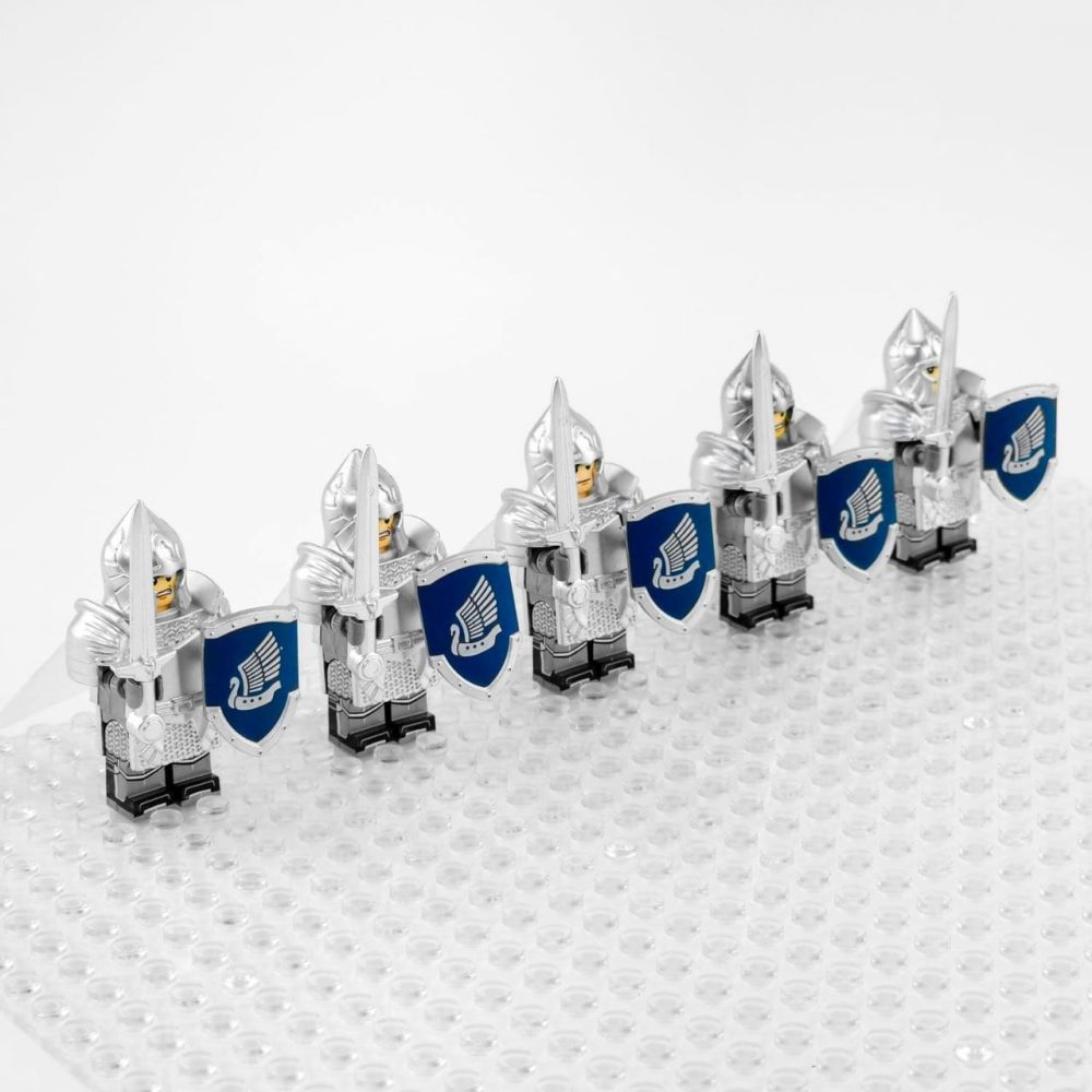 Lord the Rings Dol Amroth Swordsmen Numenor Minifigures Set 5pcs - Image 3