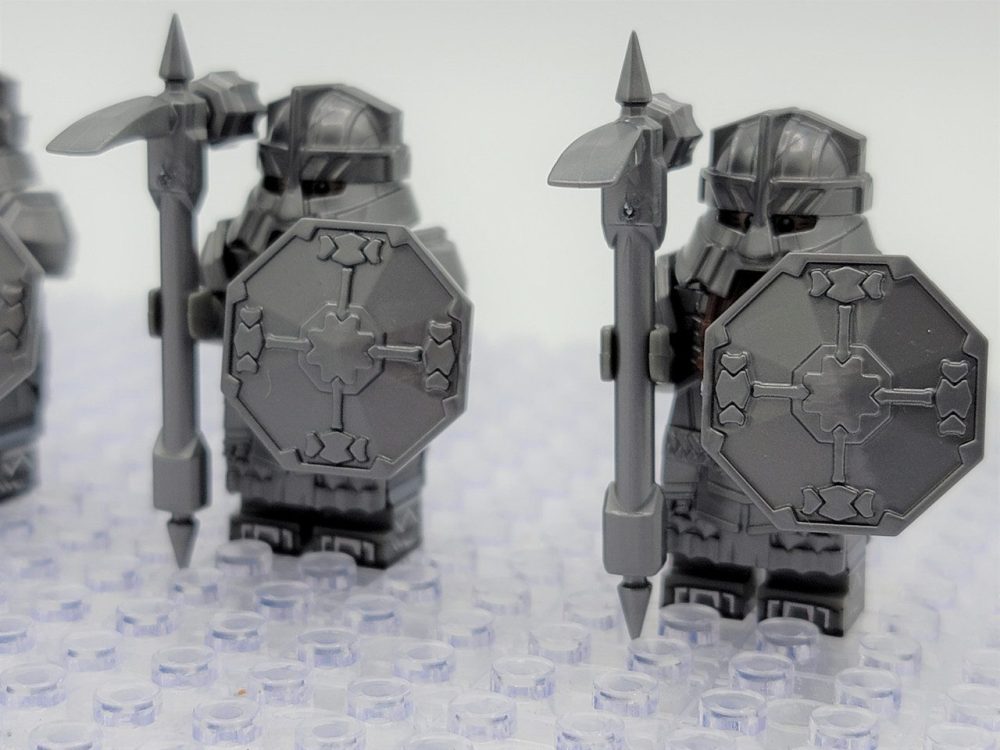 Lord the Rings Erebor Dwarves Silver Armour Minifigure Set 10pcs - Image 4