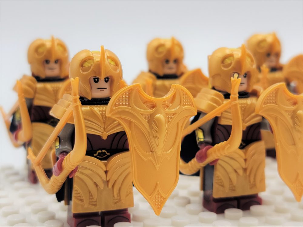 Lord the Rings Galadhrim Elves Bows Minifigure Set 10pcs - Image 6