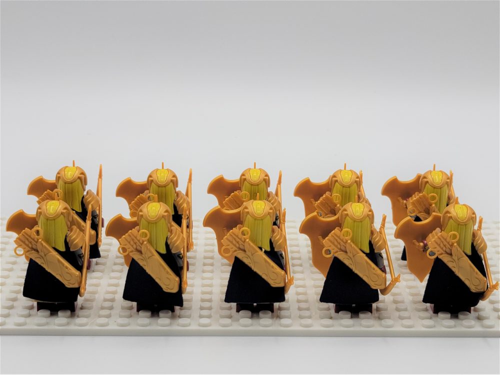 Lord the Rings Galadhrim Elves Bows Minifigure Set 10pcs - Image 4