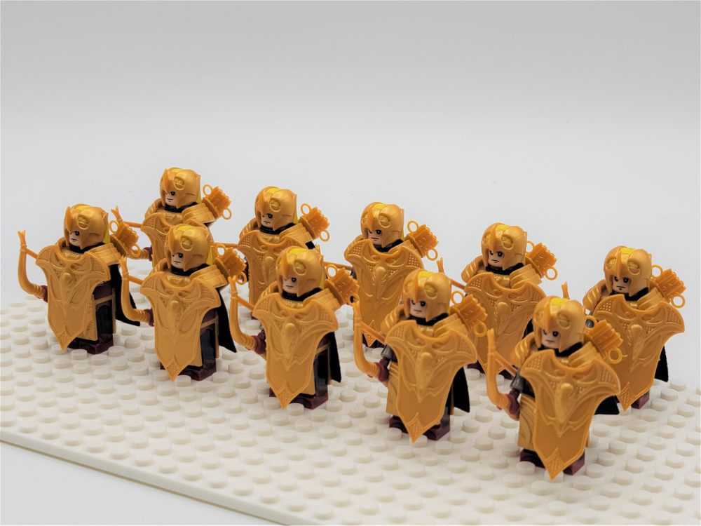 Lord the Rings Galadhrim Elves Bows Minifigure Set 10pcs - Image 3