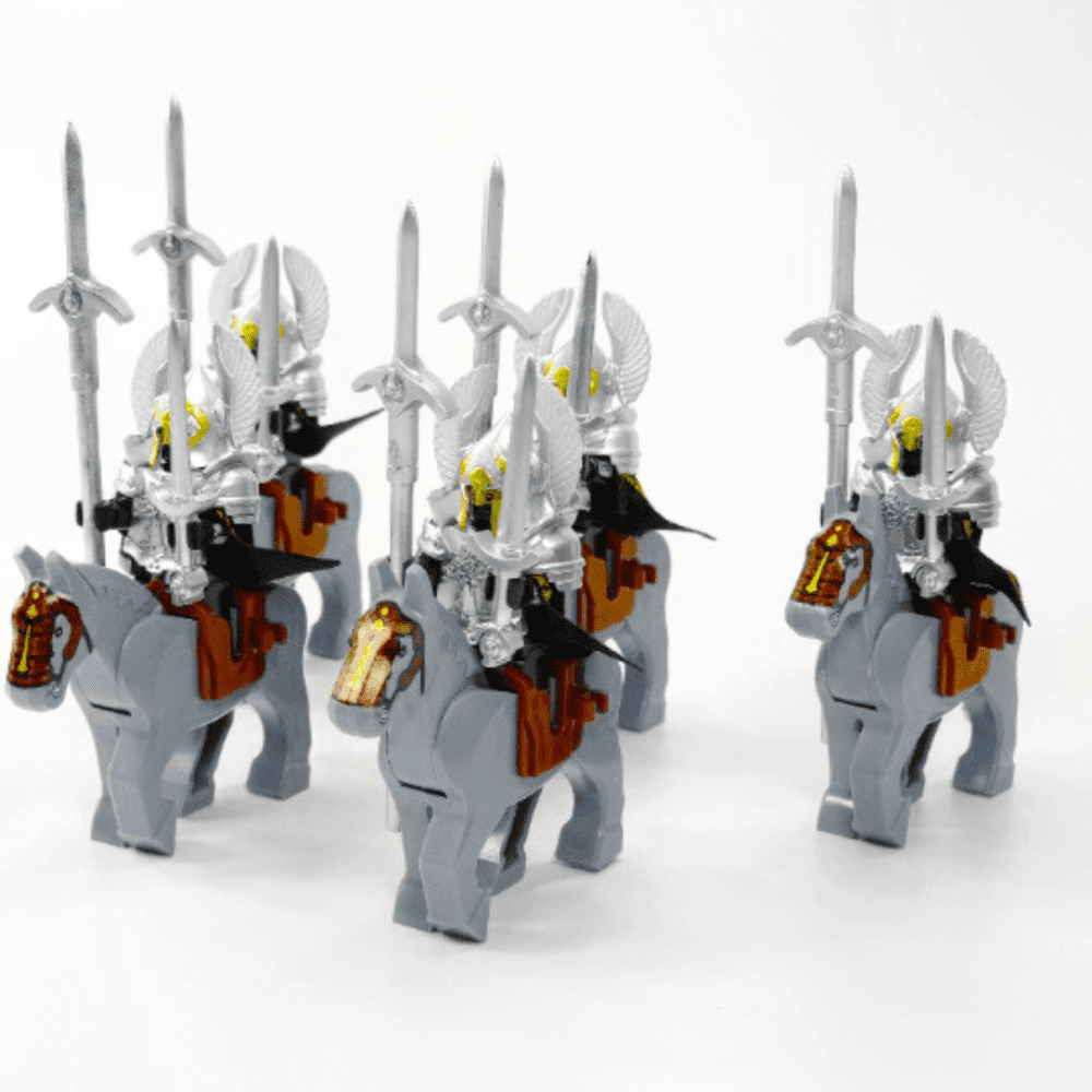 lord-the-rings-gondor-fountain-guards-and-mounts-minifigure-set-10pcs