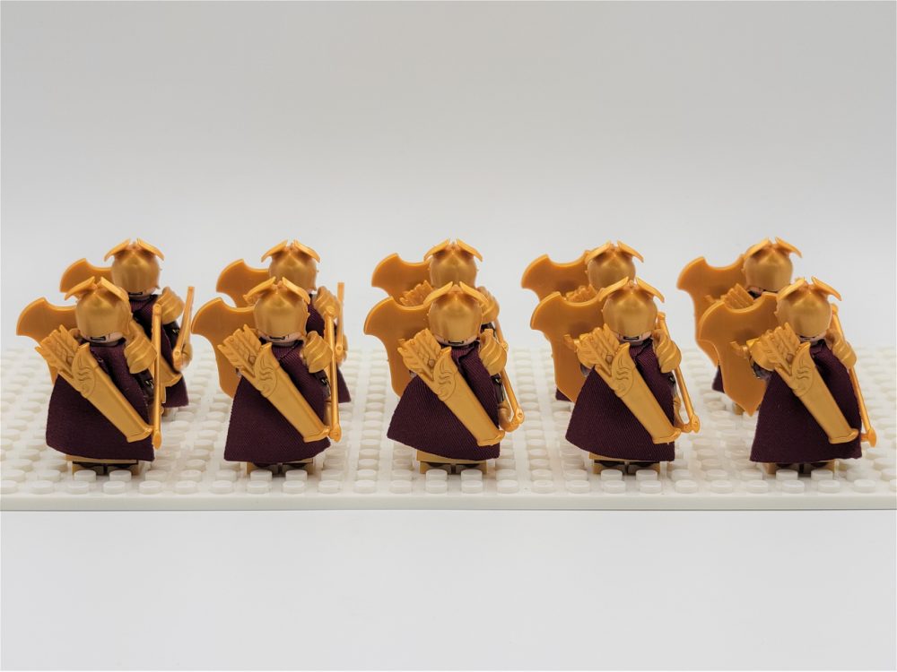 Lord the Rings Mirkwood Elves Bows Minifigure Set 10pcs - Image 4