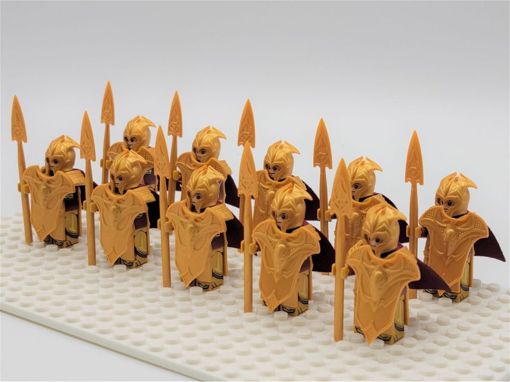 Lord the Rings Mirkwood Elves Spears Minifigure Set 10pcs - Image 3