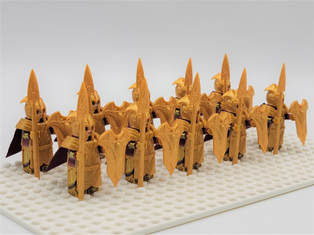 Lord the Rings Mirkwood Elves Spears Minifigure Set 10pcs - Image 2