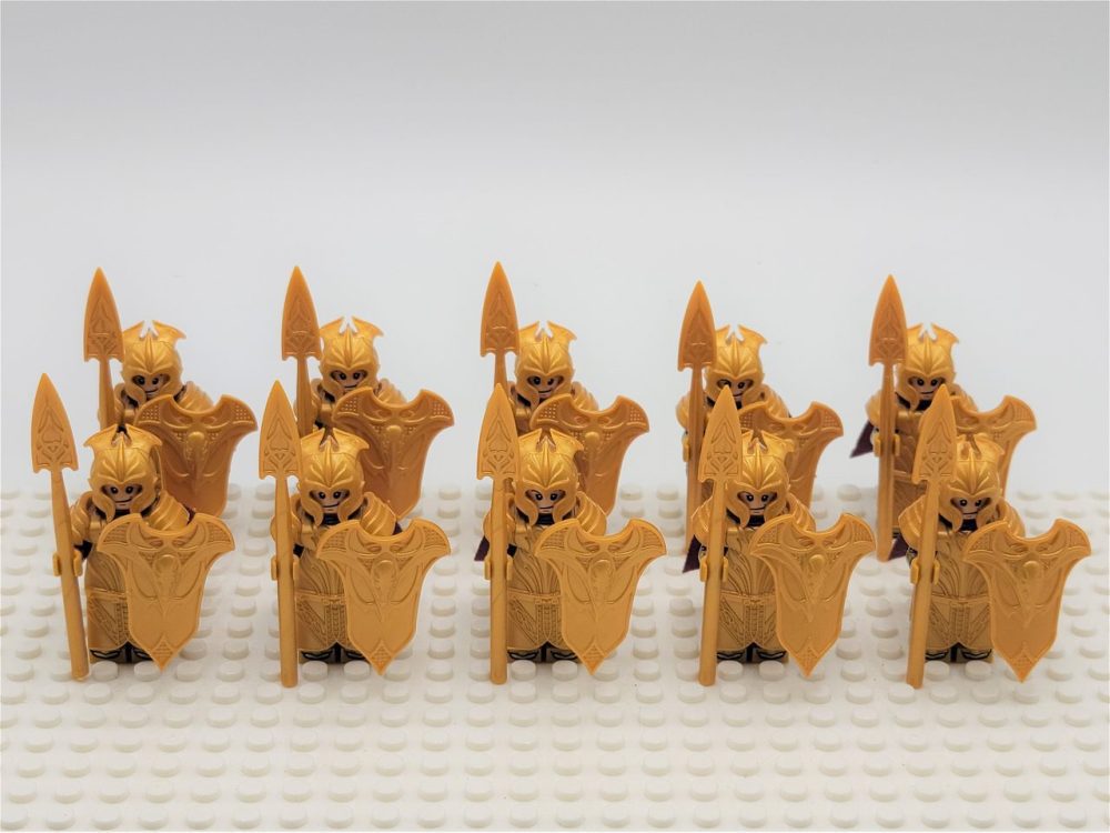 Lord the Rings Mirkwood Elves Spears Minifigure Set 10pcs
