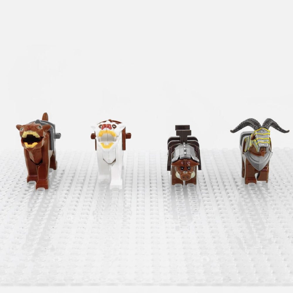 Lord the Rings Wargs, Boars and War Goat Mounts for Minifigures - Image 5