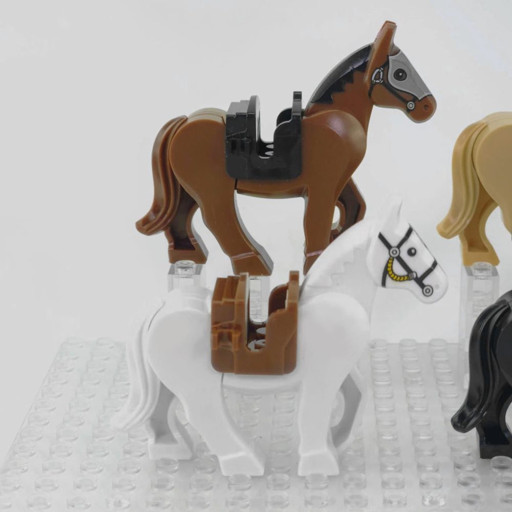 Medieval Knights Horses and Mounts Minifigures for Medieval Soldiers and Lord the Rings Soldiers. - Image 5