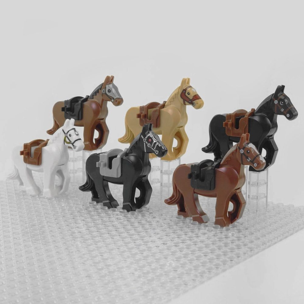Medieval Knights Horses and Mounts Minifigures for Medieval Soldiers and Lord the Rings Soldiers. - Image 4