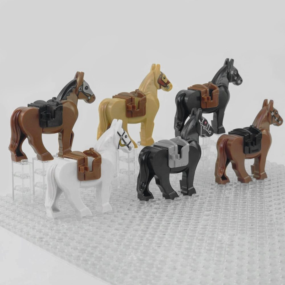 Medieval Knights Horses and Mounts Minifigures for Medieval Soldiers and Lord the Rings Soldiers. - Image 3