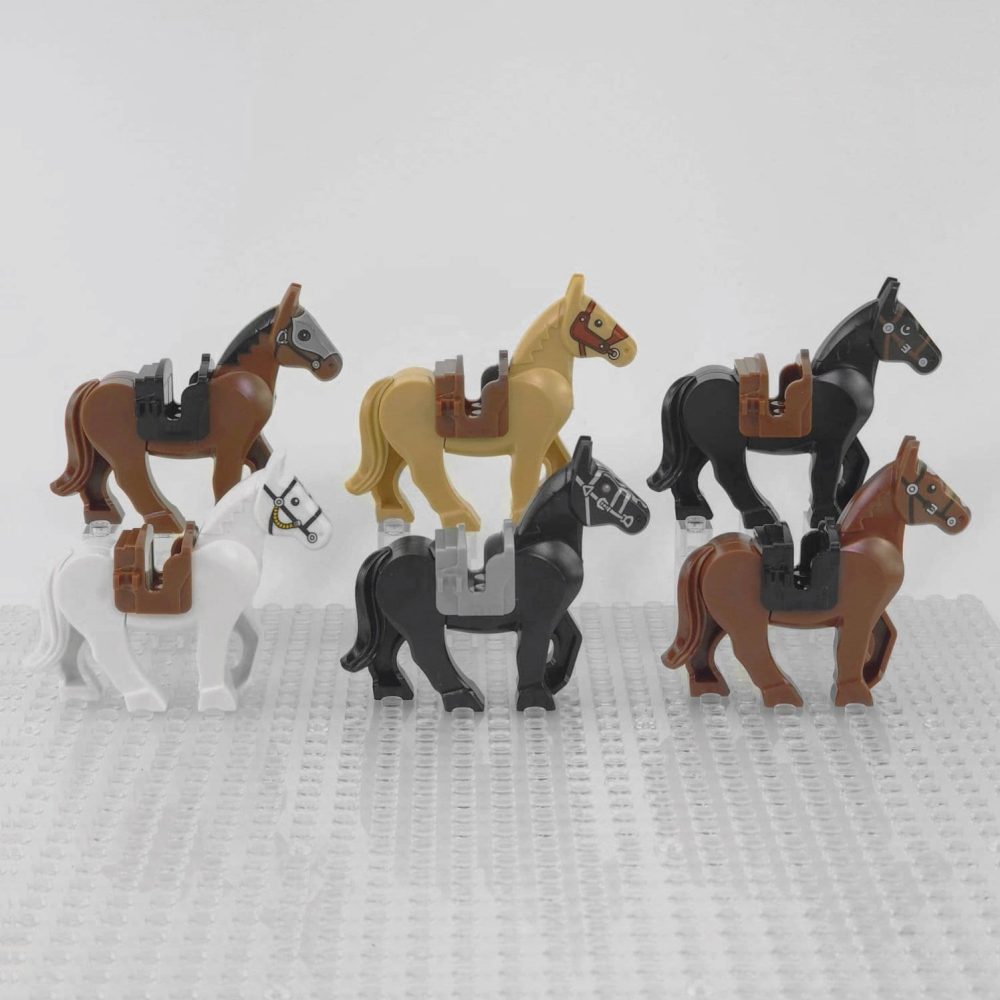 Medieval Knights Horses and Mounts Minifigures for Medieval Soldiers and Lord the Rings Soldiers. - Image 2