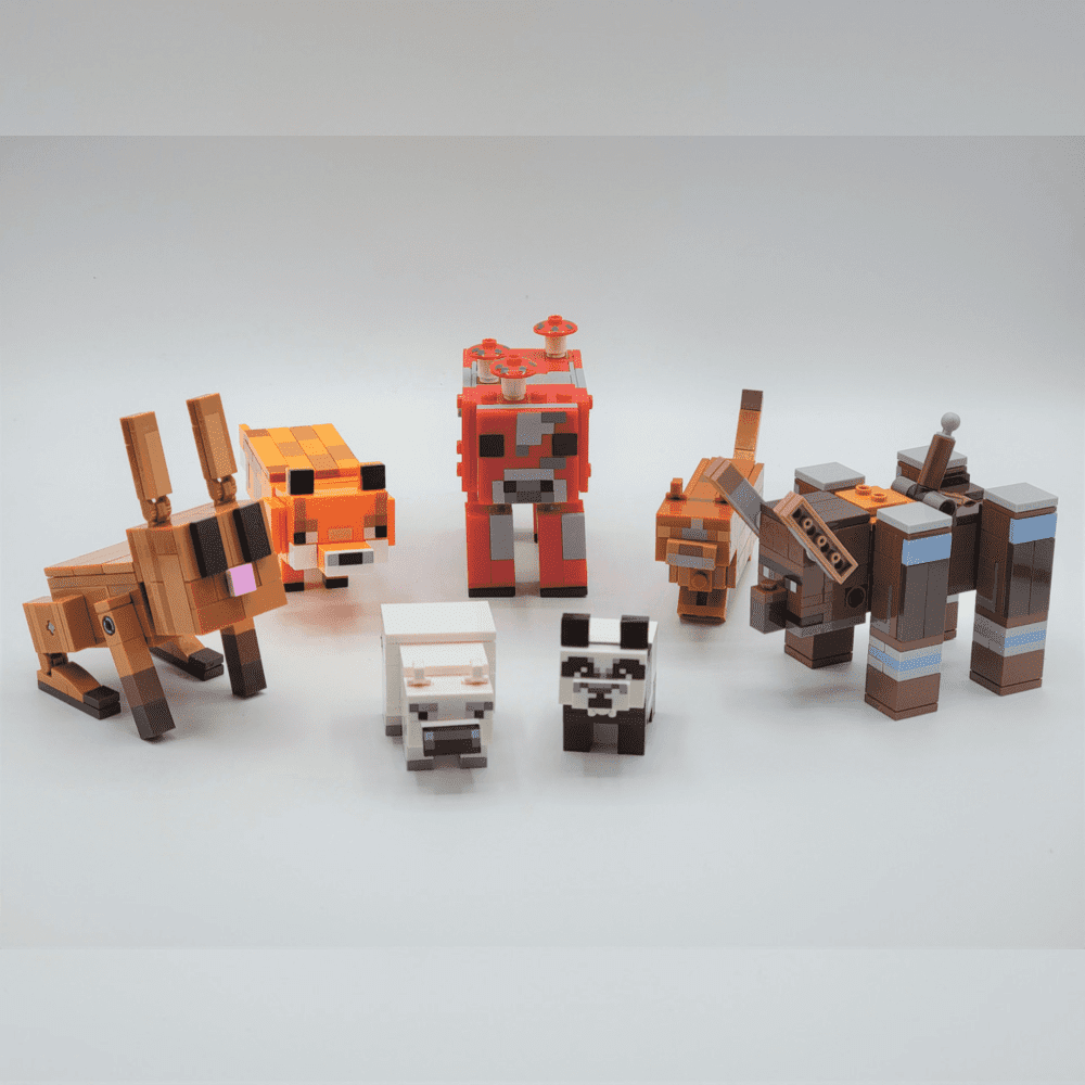 Minecraft Mobs Minifigure Blocks Mega Set - Image 6