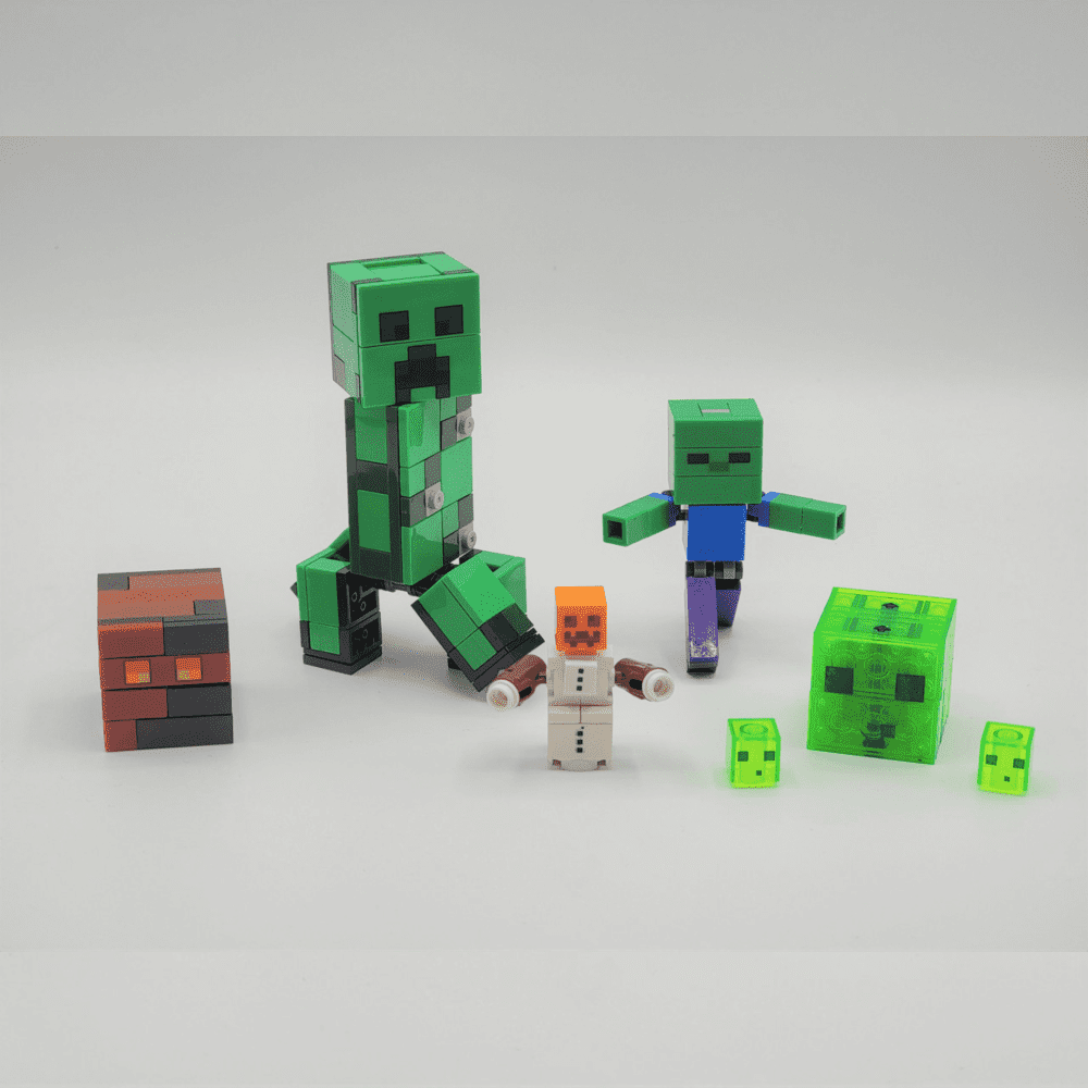 Minecraft Mobs Minifigure Blocks Mega Set - Image 2