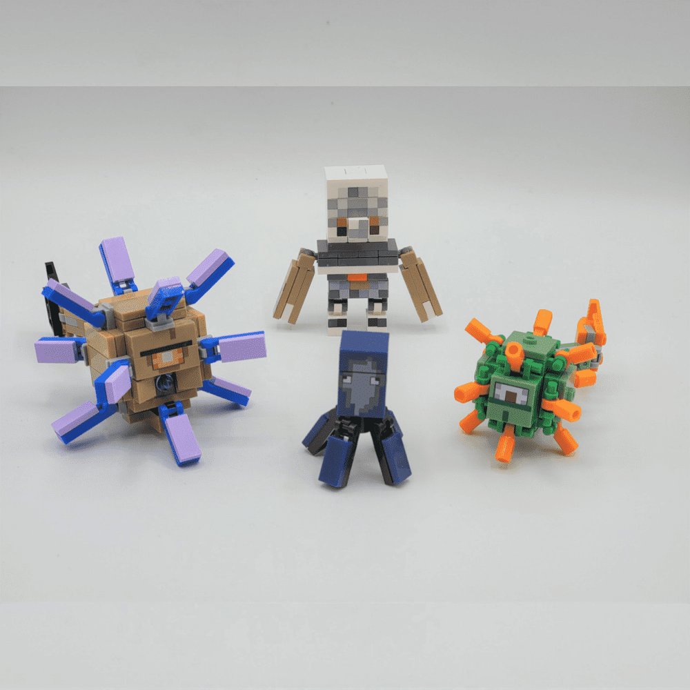 Minecraft Mobs Minifigure Blocks Mega Set - Image 3