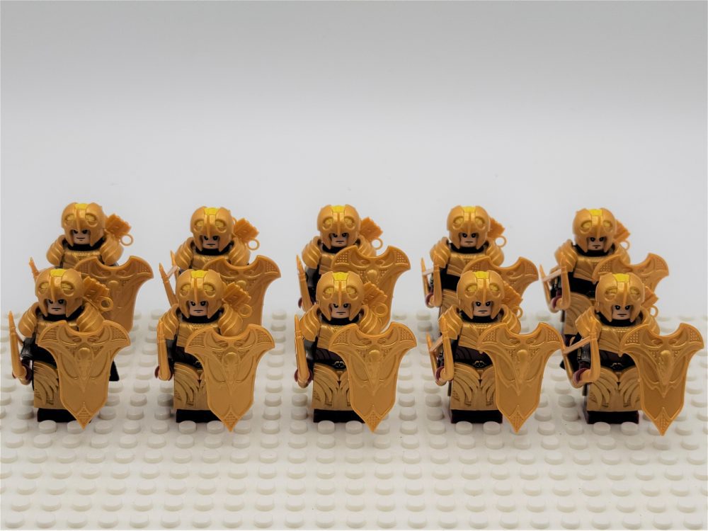 Lord the Rings Galadhrim Elves Bows Minifigure Set 10pcs