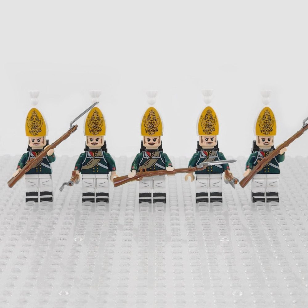 napoleonic-wars-russian-pavlov-granadier-bayonet-riflemen-minifigure-set-of-5pcs