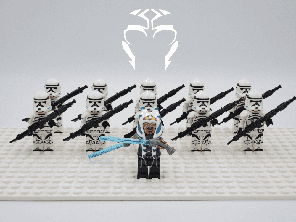 Star Wars Ahsoka Tano Phase 2 Clone Trooper Minifigure Set