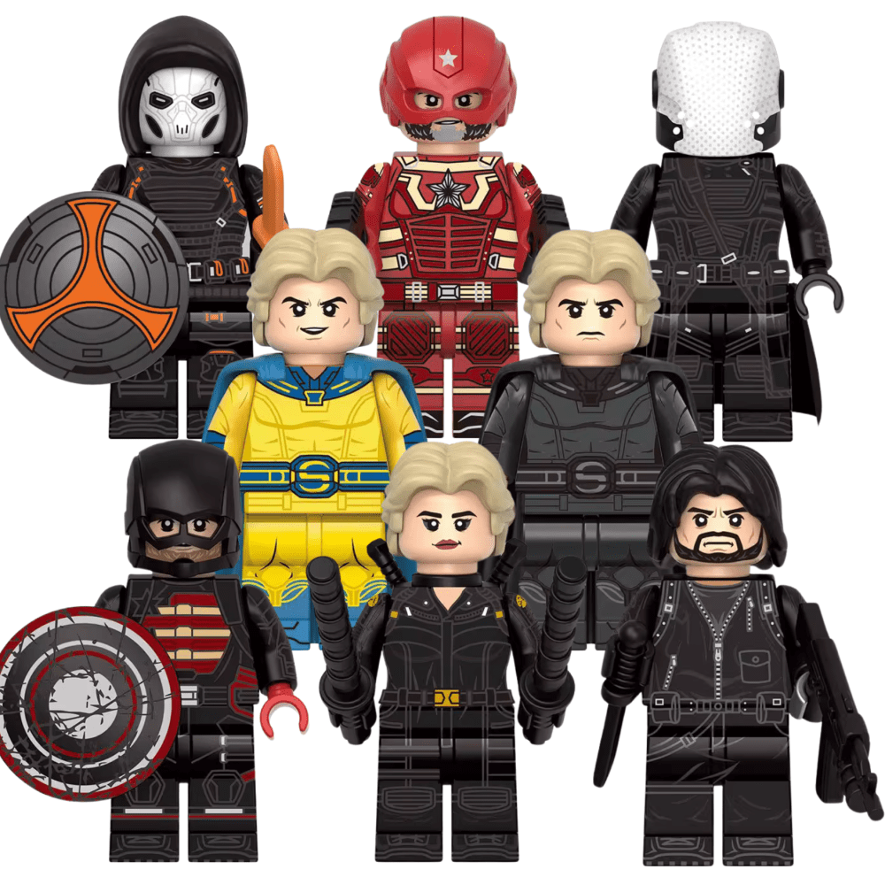 The New Avengers Minifigure Set - Winter Soldier Yelena Ghost