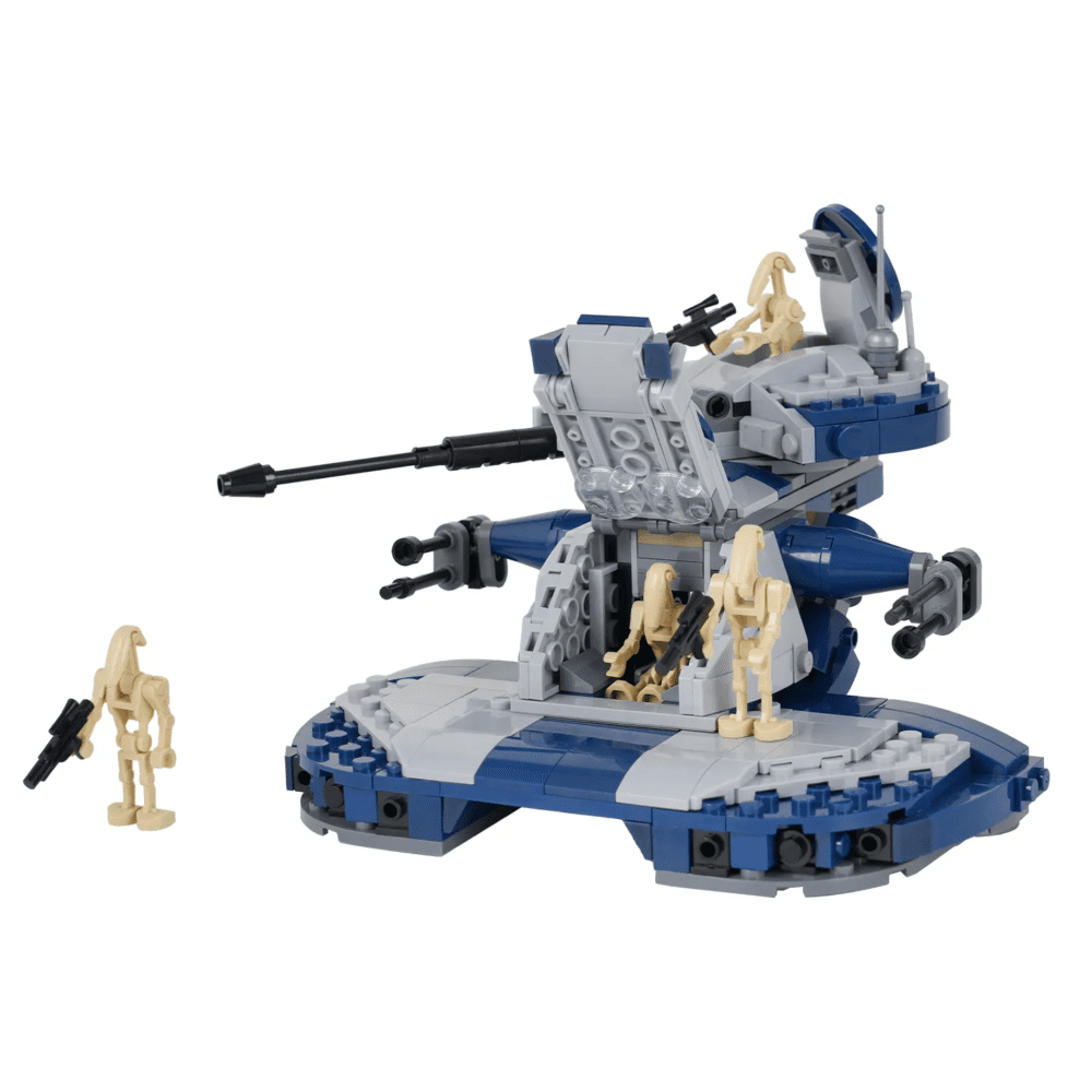 Star Wars Battle Droid Armored Assault Tank MOC Building Set - 398pcs (Blue) - Image 3