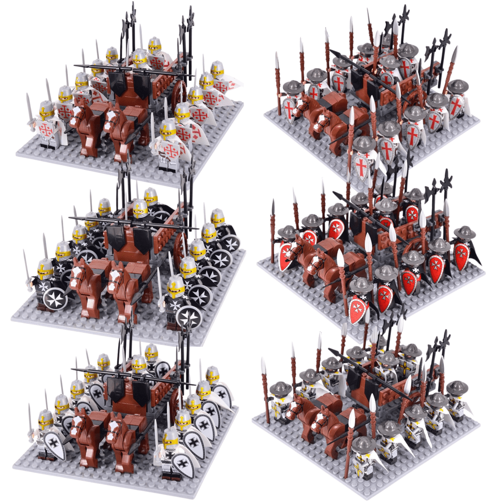 Crusaders War Horse Contingents Minifigure Sets
