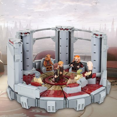Star Wars Jedi High Council Chamber MOC Set with 8pcs Minifigure (1241pcs)