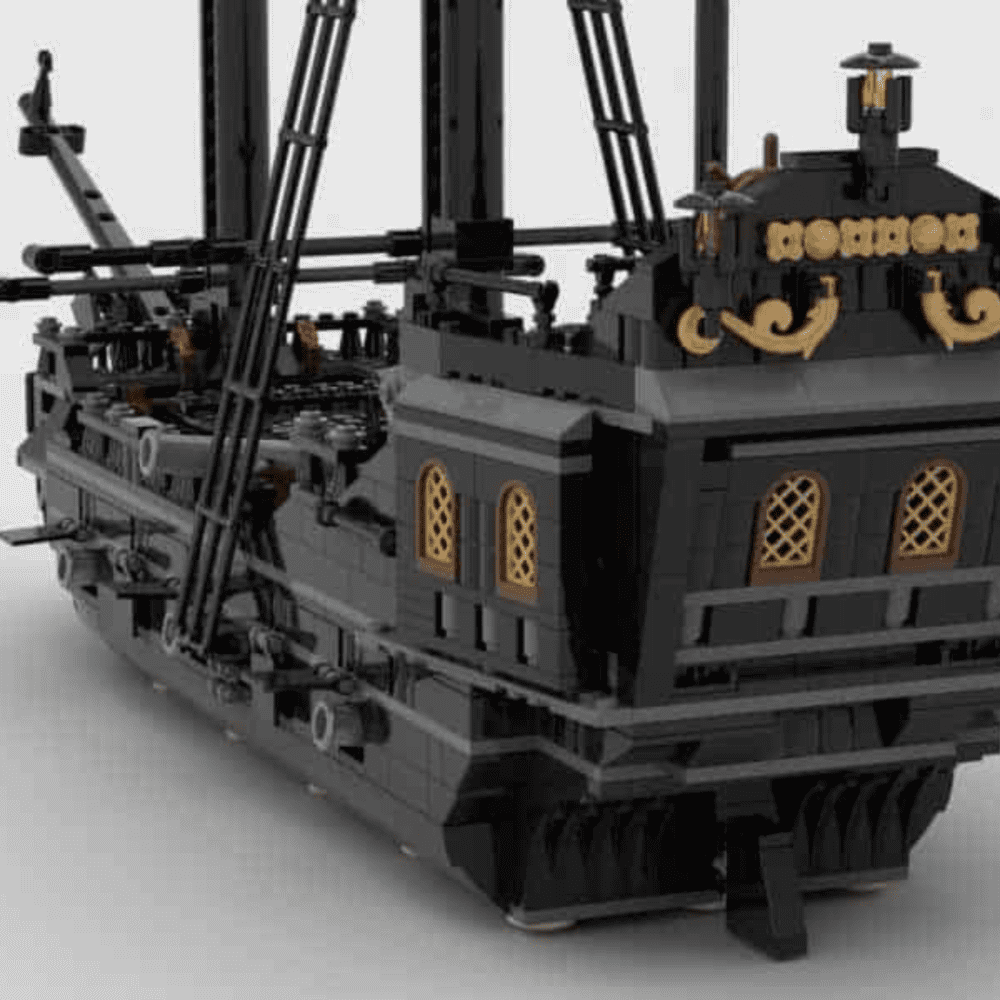 Pirates of Caribbean Black Pearl Pirate Ship MOC Set - Image 5