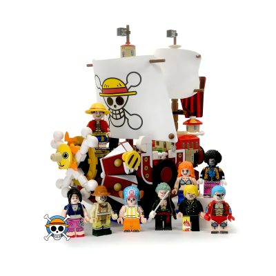 One Piece: Thousand Sunny Pirate Ship MOC Set With Minifigures