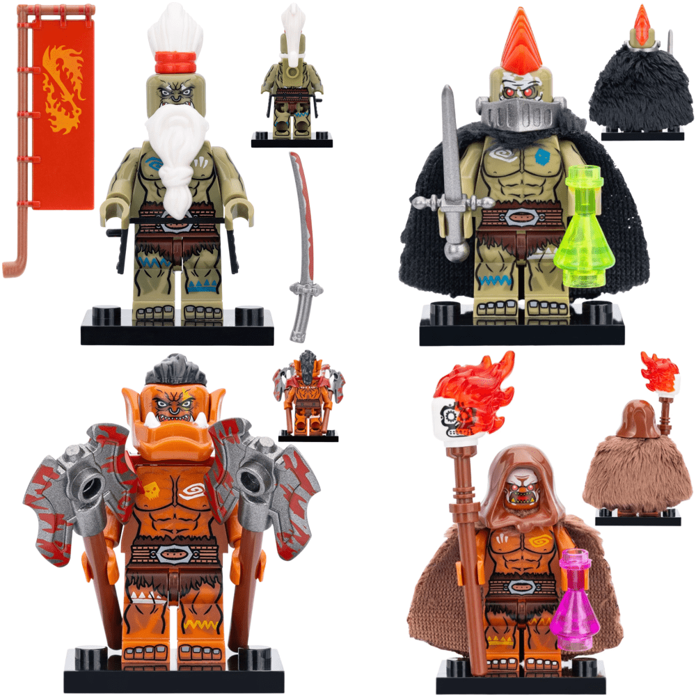 World of Warcraft Orc Minifigure Set
